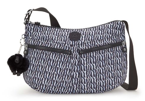 kipling Basic Print Izellah Crossbody M Holiday Waves