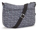 kipling Basic Print Izellah Crossbody M Holiday Waves kipling Basic Print Izellah Crossbody M Holiday Waves