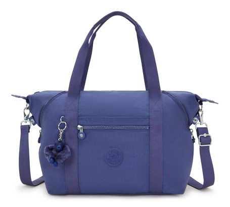kipling Basic Eyes Wide Open Art Tote Ocean Blue