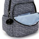 kipling Basic Print Seoul Backpack L Holiday Waves