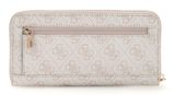 GUESS Laurel SLG Large Zip Around Wallet L Bone Logo