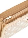 GUESS Laurel SLG Large Zip Around Wallet L Sand Logo GUESS Laurel SLG Large Zip Around Wallet L Sand Logo