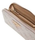 GUESS Laurel SLG Medium Zip Around Wallet Bone Logo GUESS Laurel SLG Medium Zip Around Wallet Bone Logo
