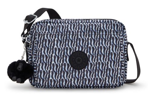 kipling Basic Print Abanu Crossbody M Holiday Waves