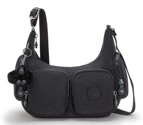 kipling Basic Rikka Crossbody Bag Black Noir