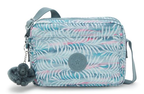 kipling Basic Print Abanu Crossbody M Palmtree Leaves