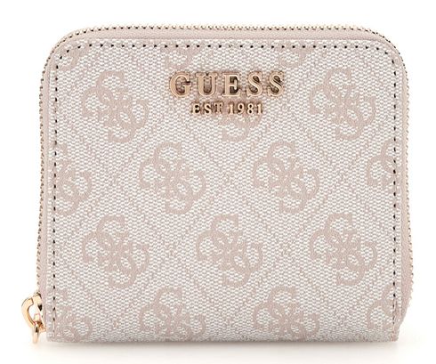 GUESS Laurel Zip Around Wallet S Bone Logo