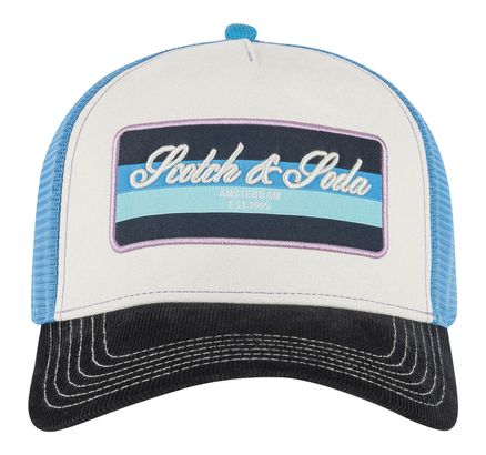 SCOTCH & SODA Canyon Adjustable Trucker Hat Black