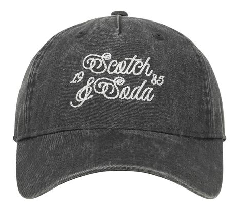 SCOTCH & SODA Fields Pigment Adjustable Cap Black