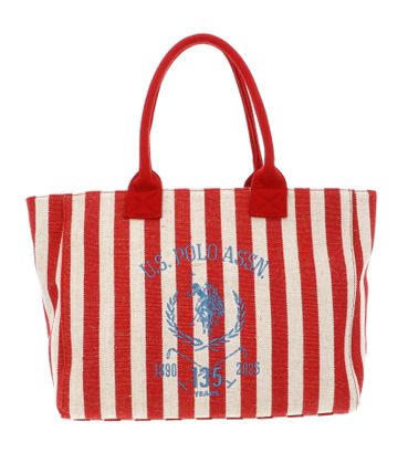 U.S. POLO ASSN. Pool Party Shopping Bag L Red