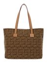 U.S. POLO ASSN. Jacquard Shopping Bag Brown U.S. POLO ASSN. Jacquard Shopping Bag Brown