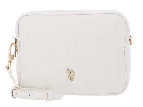 U.S. POLO ASSN. Mansion Zip Crossbody Bag Cream White