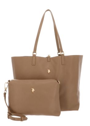 U.S. POLO ASSN. Rogersville Shopping Bag Biscuit / Painted Horses