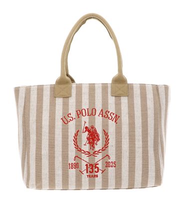 U.S. POLO ASSN. Pool Party Shopping Bag L Natural
