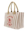 U.S. POLO ASSN. Pool Party Shopping Bag L Natural