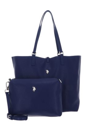 U.S. POLO ASSN. Rogersville Shopping Bag Blue / Flower Stripes