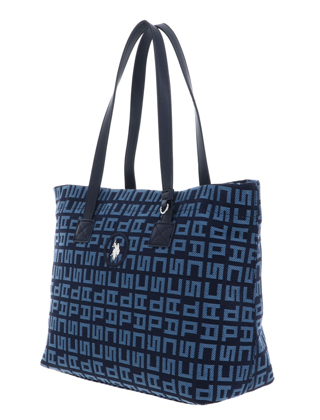 U.S. POLO ASSN. Jacquard Shopping Bag Navy U.S. POLO ASSN. Jacquard Shopping Bag Navy