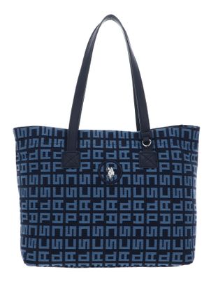 U.S. POLO ASSN. Jacquard Shopping Bag Navy