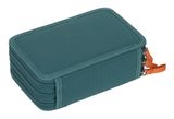 Lässig Unique School Triple Pencil Case Slim Dark Green Lässig Unique School Triple Pencil Case Slim Dark Green