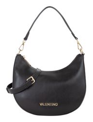 Sac à Main VALENTINO Sunshine Re Flap Bag Noir - Polyuréthane - Bandoulière Ajustable - Neuf Avec étiquettes