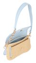 VALENTINO Unika Shoulder Bag Azzurro / Naturale