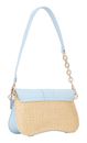 VALENTINO Unika Shoulder Bag Azzurro / Naturale