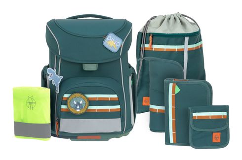 Lässig Unique School Set Slim 7-teilig Dark Green