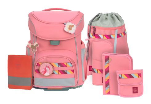 Lässig Unique School Set Slim 7-teilig Pink