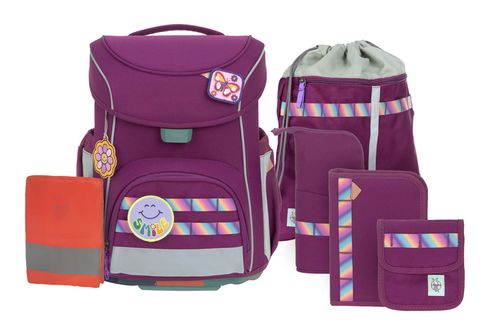 Lässig Unique School Set Slim 7-teilig Lilac