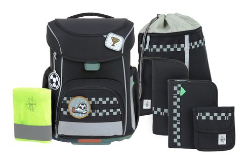 Lässig Unique School Set Slim 7-teilig Black