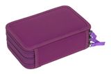 Lässig Unique School Triple Pencil Case Slim Lilac Lässig Unique School Triple Pencil Case Slim Lilac