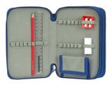 Lässig Unique School Triple Pencil Case Slim Dark Blue Lässig Unique School Triple Pencil Case Slim Dark Blue