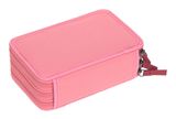 Lässig Unique School Triple Pencil Case Slim Pink Lässig Unique School Triple Pencil Case Slim Pink