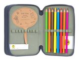 Lässig Unique School Triple Pencil Case Slim Navy Lässig Unique School Triple Pencil Case Slim Navy