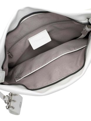 Tamaris Felice Crossover Bag – Weiße Umhängetasche, 28x26x3 Cm | Mit Logo-Charm & Verstellbarem Riemen