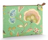 Pip Studio Matata Charly Cosmetic Flat Pouch M Green Pip Studio Matata Charly Cosmetic Flat Pouch M Green