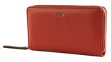 abro Leather Adria Zip Wallet Red abro Leather Adria Zip Wallet Red