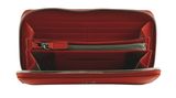 abro Leather Adria Zip Wallet Red abro Leather Adria Zip Wallet Red