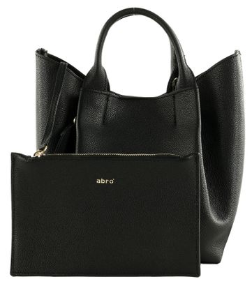 abro Leather Erson Shopper Essential S Black / Gold