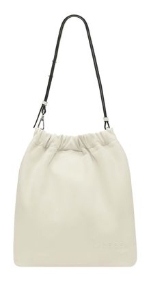 LIEBESKIND BERLIN Ruffle Sheep Natural Cloud Hobo Bag M Milk