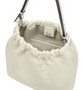 LIEBESKIND BERLIN Ruffle Sheep Natural Cloud Hobo Bag M Milk