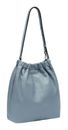 LIEBESKIND BERLIN Ruffle Sheep Natural Cloud Hobo Bag M Blue Heaven