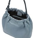 LIEBESKIND BERLIN Ruffle Sheep Natural Cloud Hobo Bag M Blue Heaven