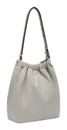 LIEBESKIND BERLIN Ruffle Sheep Natural Cloud Hobo Bag M Steel