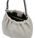 LIEBESKIND BERLIN Ruffle Sheep Natural Cloud Hobo Bag M Steel