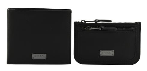 HUGO Gift Set Card Wallet / Coin Case Black