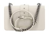 PINKO Love One Mini CL S White - Old Silver
