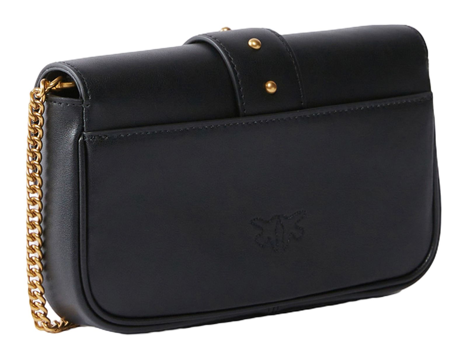 PINKO Love One Pocket C Black - Antique Gold PINKO Love One Pocket C Black - Antique Gold