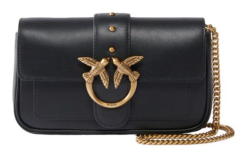 PINKO Love One Pocket C Black - Antique Gold