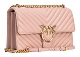 PINKO Love One Classic DC Sheep Nappa Chevron M Cipria - Antique Gold PINKO Love One Classic DC Sheep Nappa Chevron M Cipria - Antique Gold